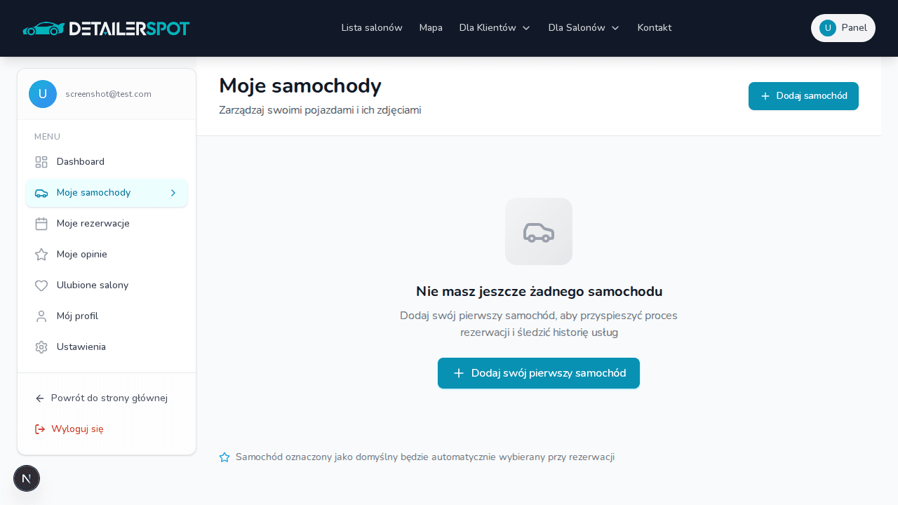 Formularz dodawania samochodu - autocomplete marki, wybór typu nadwozia i silnika